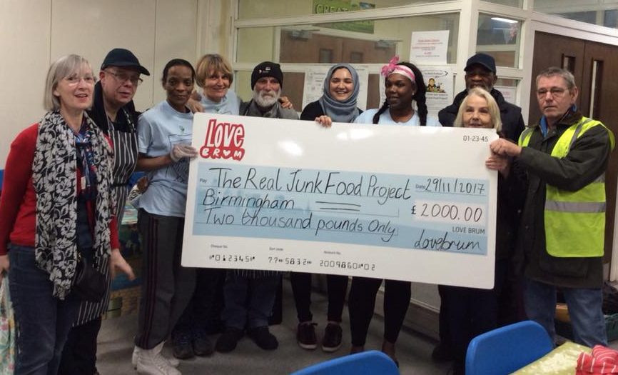 Receiving a Massive Cheque