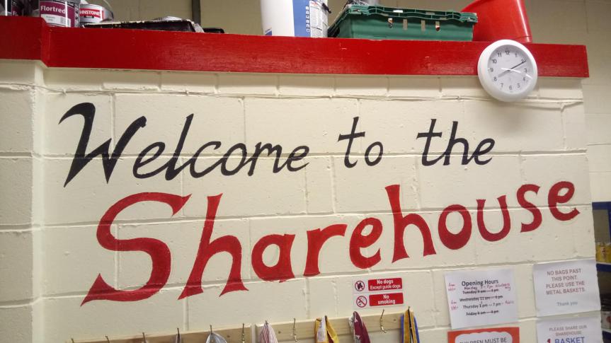 Welcome to the Incredible Surplus Sharehouse mural - Winson Green, Birmingham